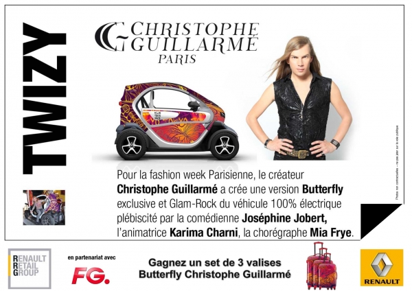 Christophe Guillarmé habille Renault Paris